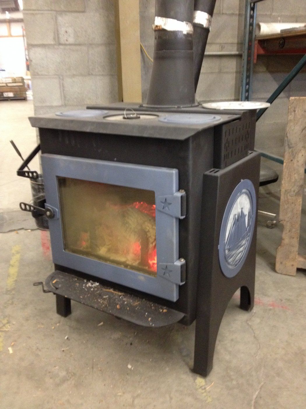 Pics of the Ideal Steel at the Woodstock Soapstone factory | Hearth.com
