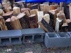 The Wind Blew Over My Wood Pile! Pics Added