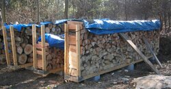 The Wind Blew Over My Wood Pile! Pics Added