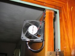 Prototype home made door fan