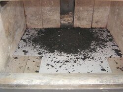 Swept chimney-1st year of 24/7 burning with not very seasoned wood - What do you think? - PIC