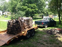 Moving a lot of wood