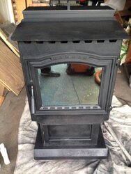 Pellet stoves with mirror fire door glass - How do you like them?