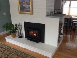 Fireplace transformation - Jotul C450 Kennebec