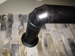 Stovepipe not sealed completely