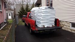 2 tons in a 3/4 Truck.