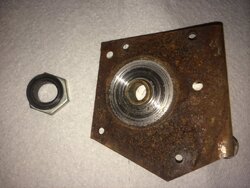 A failed 10 year old Bronze auger bearing in Enviro, Lopi, Avalon..vs a failed 17 year old nylatron!
