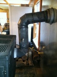 Change in flue design, now stove is smoking?