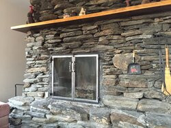 Wood fireplace Blues / Options to Salvage Fieldstone Fireplace