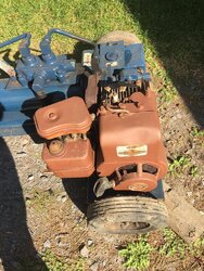Old gas powered splitter