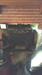 Help, model/make of wood stove insert & draw up problem