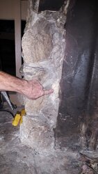 How do I repair cracks in my fireplace?