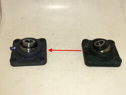 Englander 25-PDV & 25-PDVC block bearings with no grease channel to hold the grease!