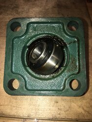 Englander 25-PDV & 25-PDVC block bearings with no grease channel to hold the grease!