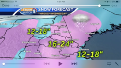 Snow totals in forecast just about doubled since yesterday!! Are we getting buried? Are you ready?