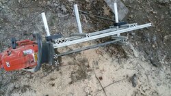 DIY 80/20 Aluminum extrusion chainsaw mill