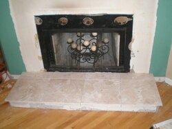 Fireplace Surround and Hearth rebuild - Pictures