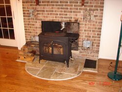 Help! Building a woodstove hearth using flagstone