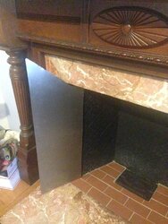 Homemade Mantel Shield Made Today! (with pics!)