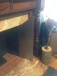 Homemade Mantel Shield Made Today! (with pics!)
