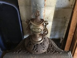 Antique PENN FRANKLIN Cast iron wood burning stove