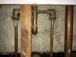 Dripping faucet, tight plumbing