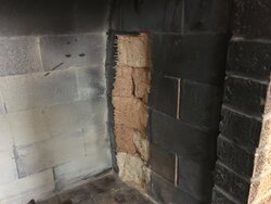 CUTTING/GRINDING BRICK IN FIREPLACE FOR BUCK 74 INSTALL