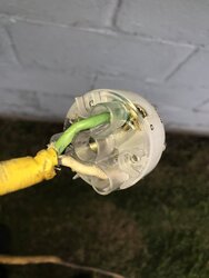Pool filter pump plug oxidizing and getting hot???