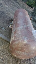 Is this rust acceptable for a residential propane tank?