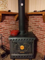 Old stove not maintaining proper chimney temps.