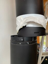 How to disassemble a QuadraFire Direct vent pipe