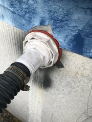 Brand new above ground wide mouth skimmer leaks?