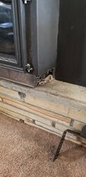 Harman fireplace insert will not come out