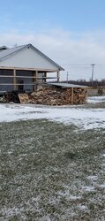 My Approach to covering  wood piles (picture heavy)