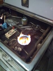 Vintage stove burner problem