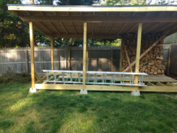 Wood shed/shelter