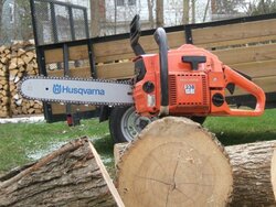 Larger chainsaws costing less than smaller ones, same brand, why?
