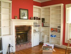 Majestic double side fireplace, want to either get an insert or replace doors