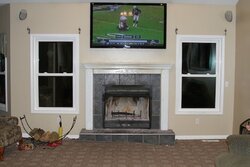 New Fireplace Finally in~ Pics!!