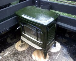 So we finally got our stove... Hearthstone Shelburne