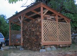 wood shed drip edge