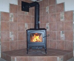 Pic of Newly installed Englander 30NCL and hearth