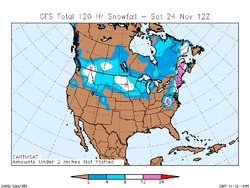 More winterlike weather on the way for East Coast??