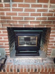 Englander 13NC Blower won't fit in fireplace HELP!