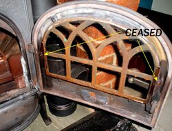 FLUE FOR LEEDS BISHOP CHIMNEY POT AND JOTUL F3 TD MF conversion grate stove