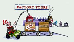 Share new cool art work for factory tour section
