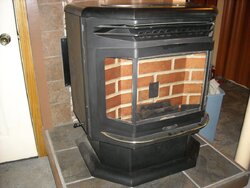 Who is painting their pellet stove this summer to make it look good for the fall?