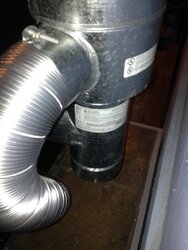 Pellet vent vacuum cleanout using iron pipe?