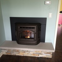 Pellet stove installed and tested