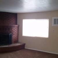 Curved fireplace